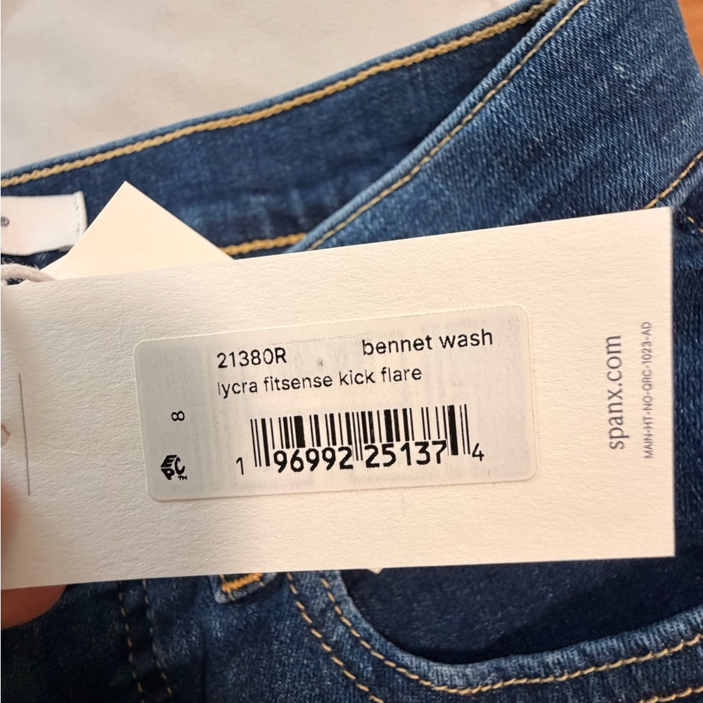 SPANX Dark Blue Denim Jeans - Picture 4 of 8